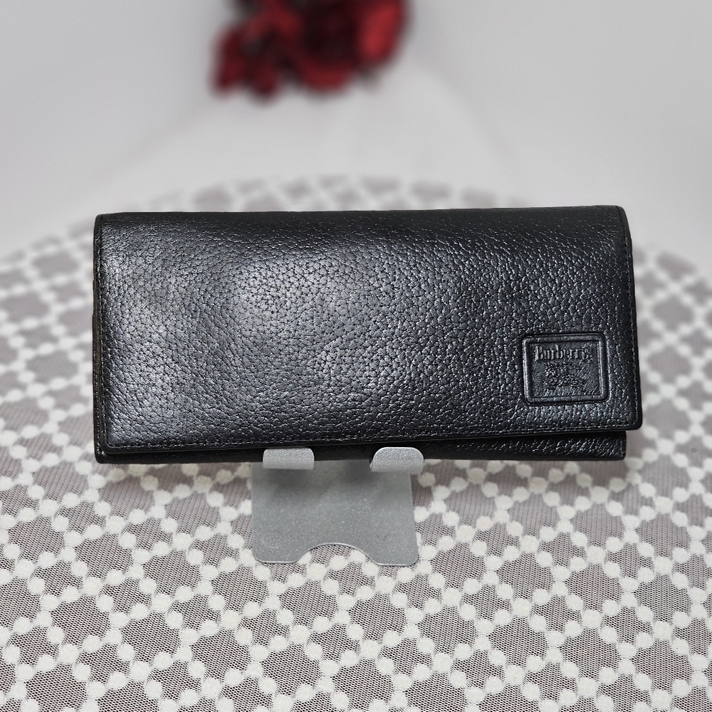 ❤️EUC Burberry Unisex leather Long Wallet - Picture 8 of 14